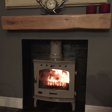 Reclaimed Oak Beam Mantle