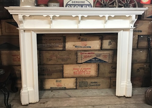 Large Original Decorative Wooden Fire Surround