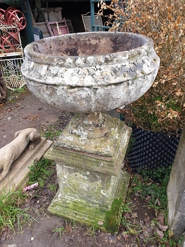 Pair of Nicely Weathered Urns