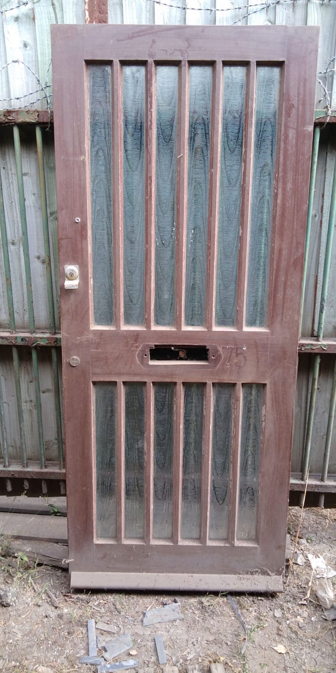 Reclaimed 12 Panel Glazed Front Door