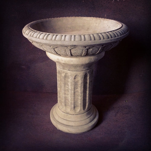 Fluted Birdbath SOLD