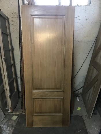 Reclaimed 2 Panel Oak Effect Fire Door