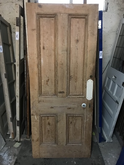 Reclaimed Stripped 4 Panel Door