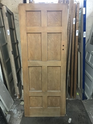 Reclaimed Stripped 8 Panel Door