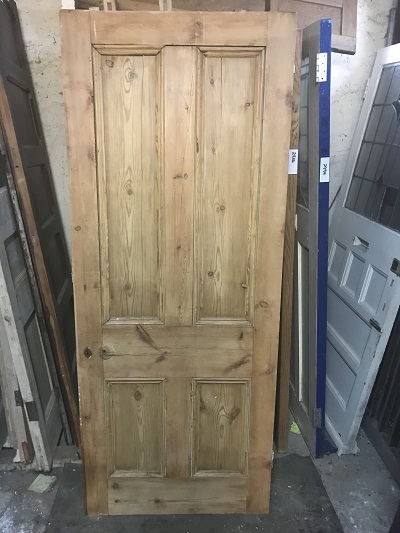 Reclaimed Stripped 4 panel Door SOLD