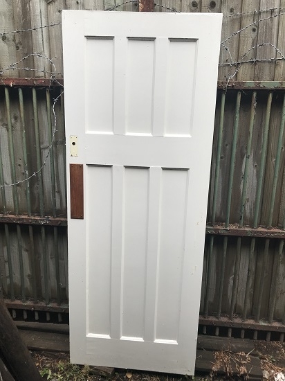 6 Panel Door 3/3 White
