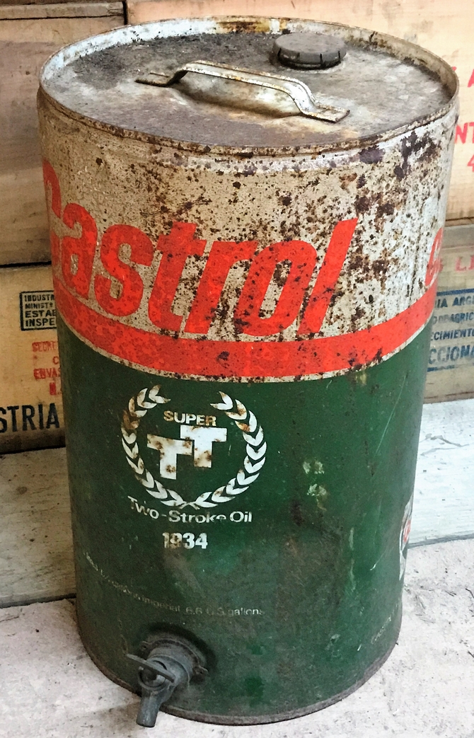 Vintage 1934 Castrol Oil Container