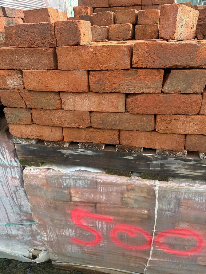 Soft Red/Orange Blend Bricks