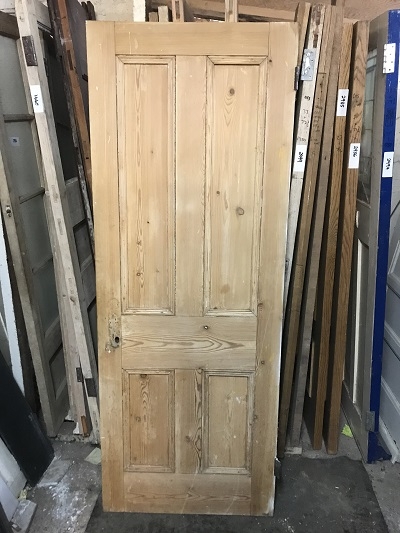 Reclaimed Stripped 4 panel Door