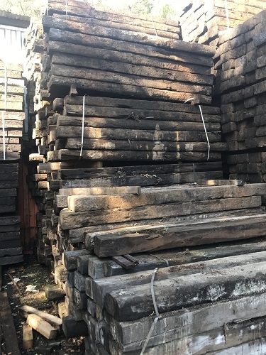 RECLAIMED RAILWAY SLEEPERS - GRADE B WHOLE PACK SPECIAL