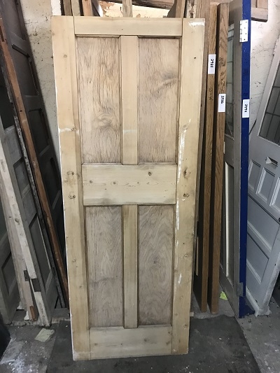 Reclaimed Stripped 4 panel Door