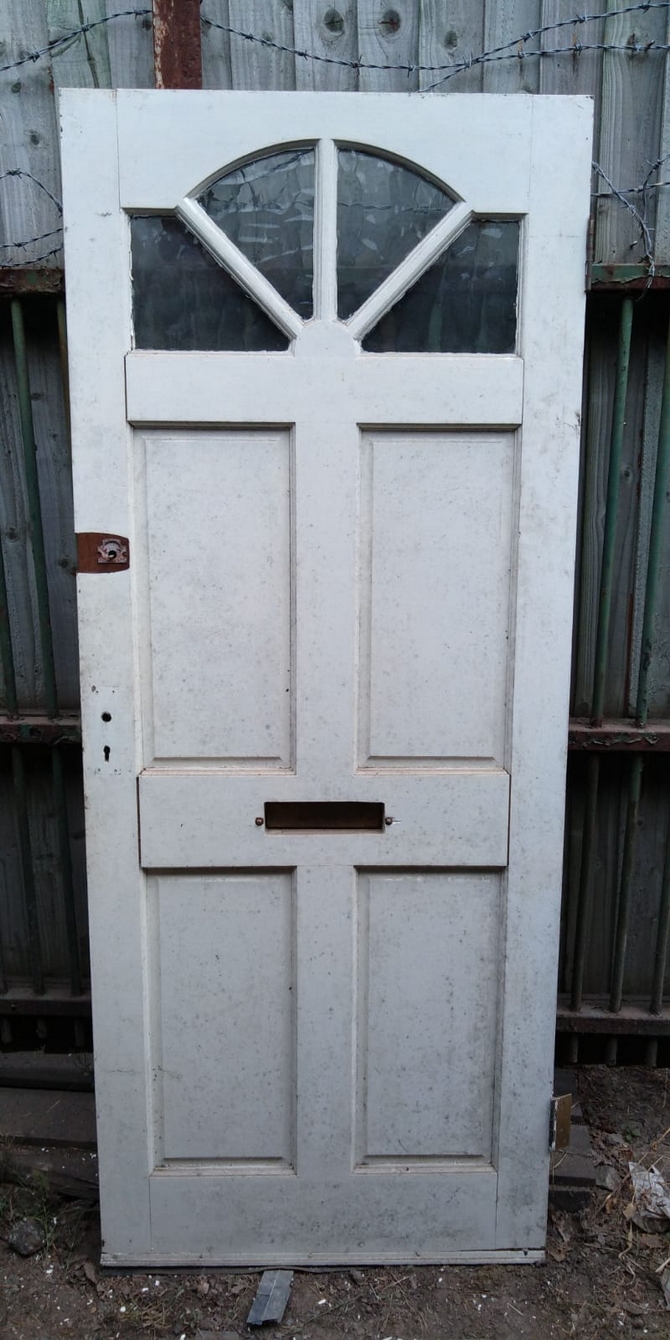 Reclaimed Part Glazed Front Door