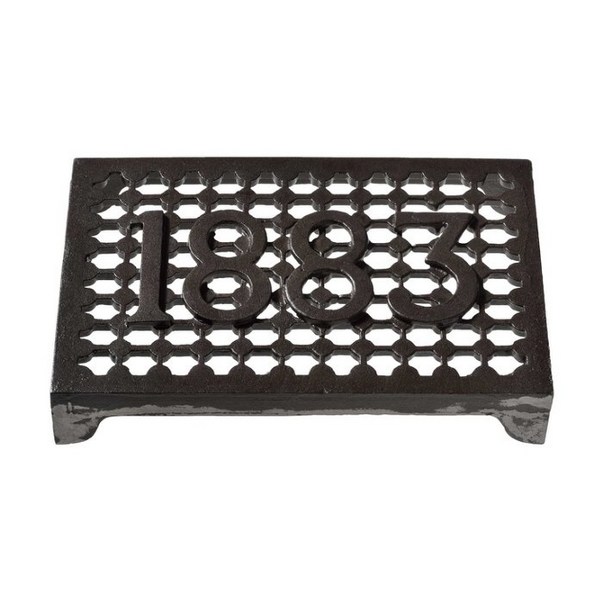 Cast Iron Double Air Brick - 1883