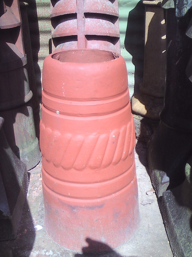 Patterned Chimney Pot