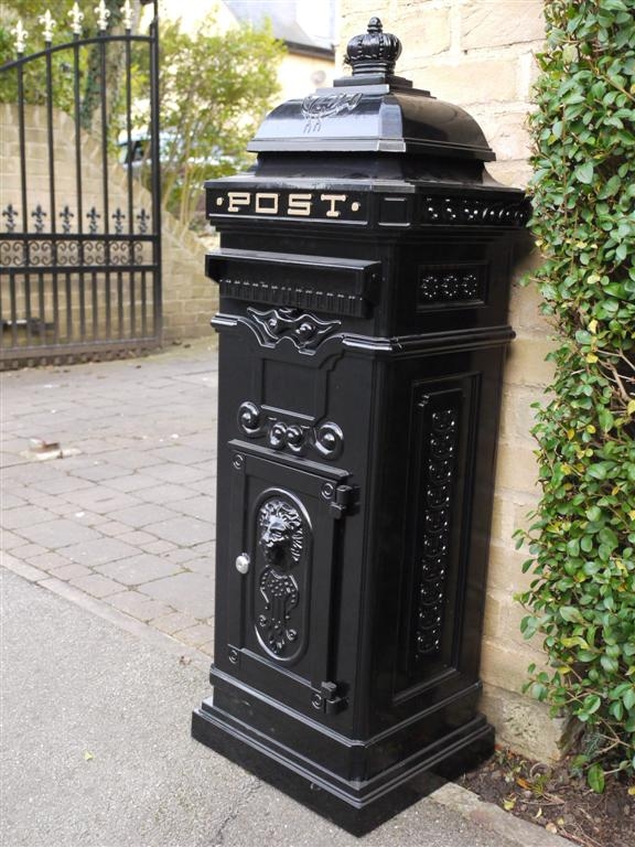 Aluminium Mail Box Black