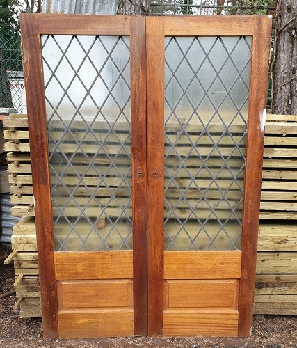 Pair of Hardwood Internal Glass French Doors GBP225