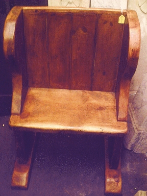 Bespoke Church Pew single seat