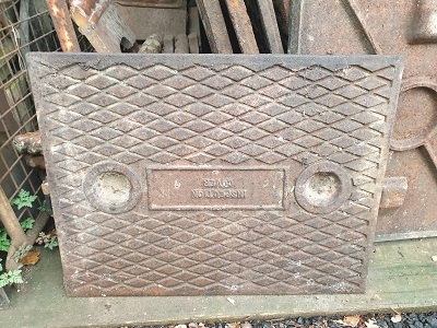 Salvaged Cast Iron Manhole/Inspection Cover 660 x 510