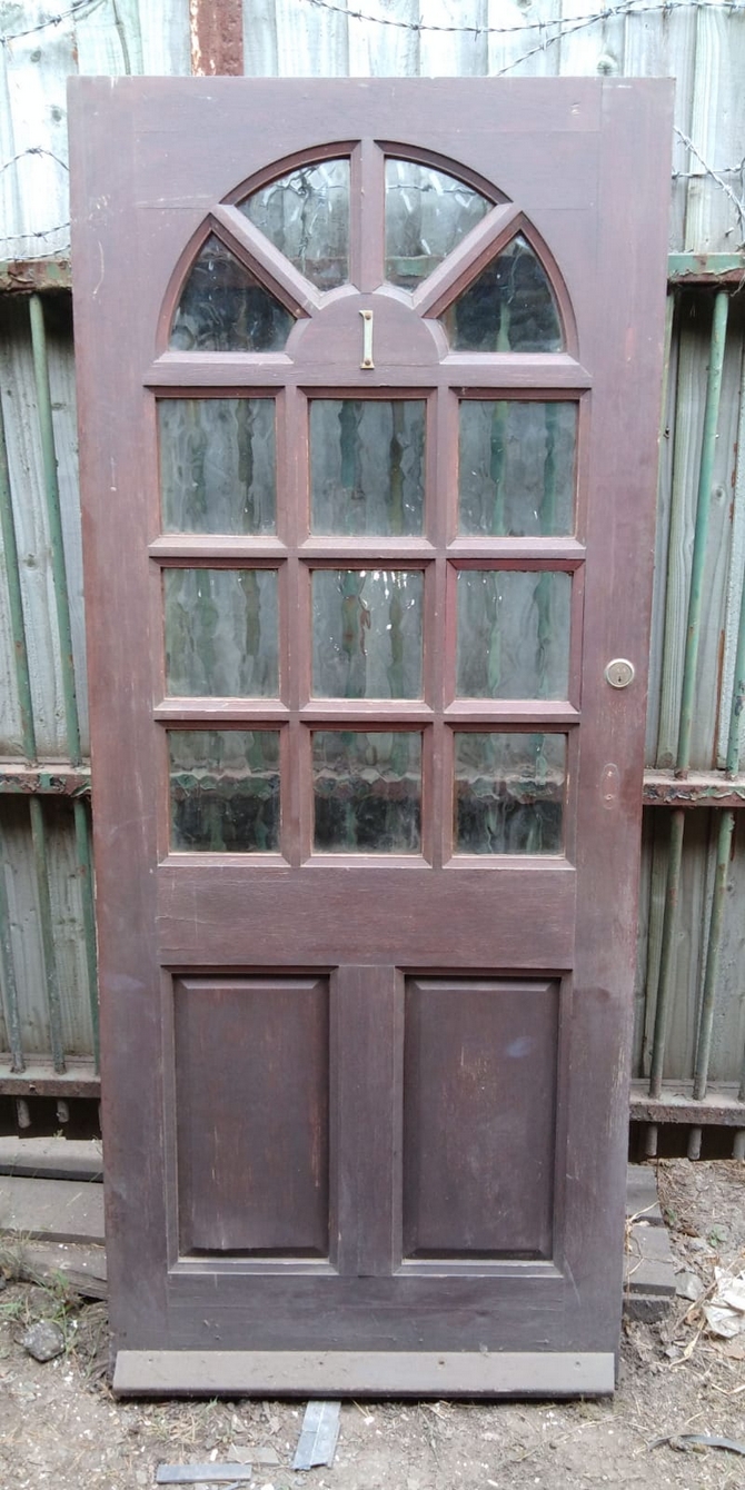 Reclaimed Half Glazed Front Door