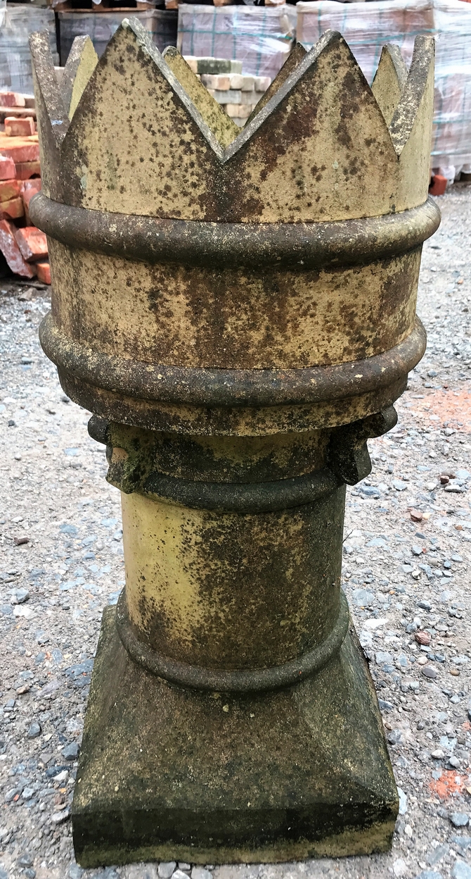 Reclaimed Buff Crown Chimney Pot