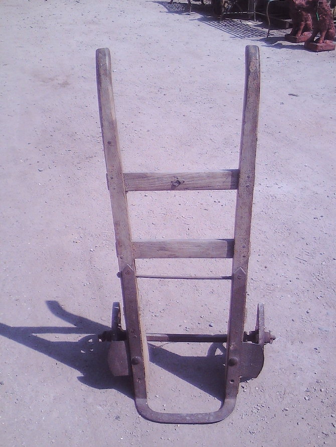 old wooden sack trucks AR1048