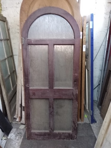 Reclaimed Arched 3 Panel Glazed Door