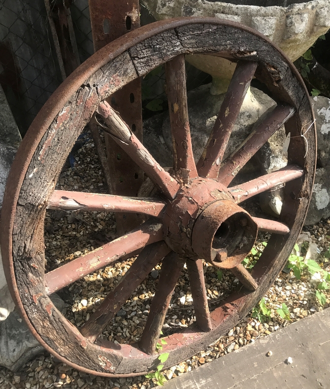 Reclaimed Wagon Wheel