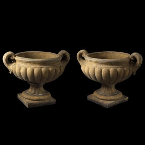 Pair Victorian Urns