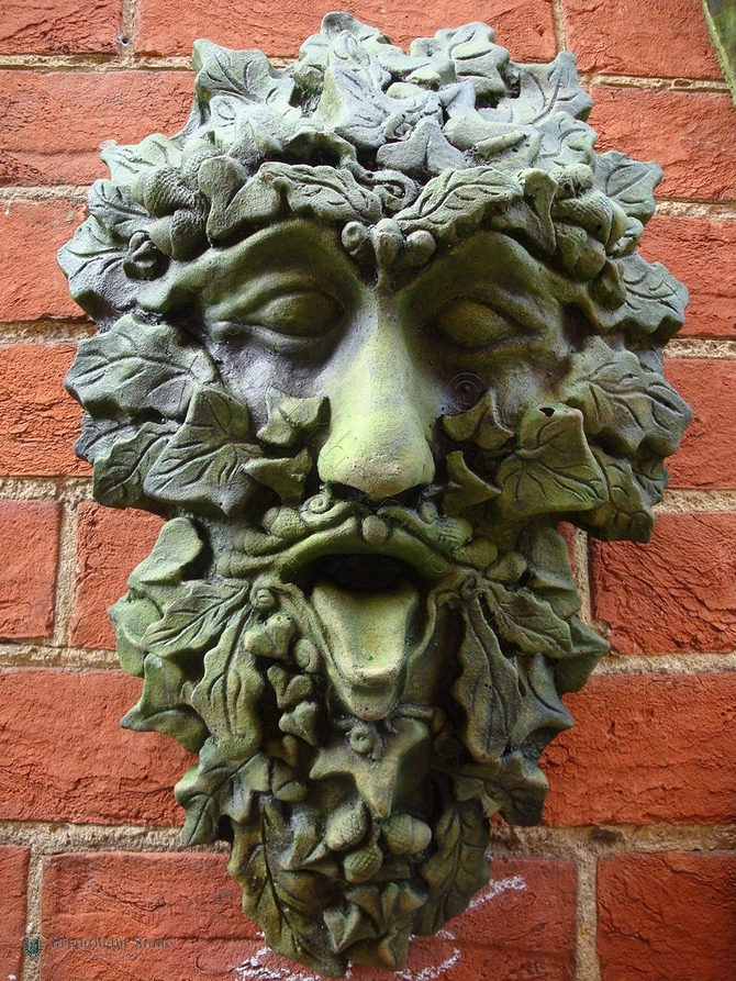 Harvest Keystone Green Man wall Plaque