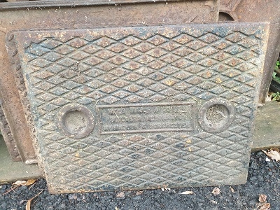 Salvaged Cast Iron Manhole/Inspection Cover 650 x 500