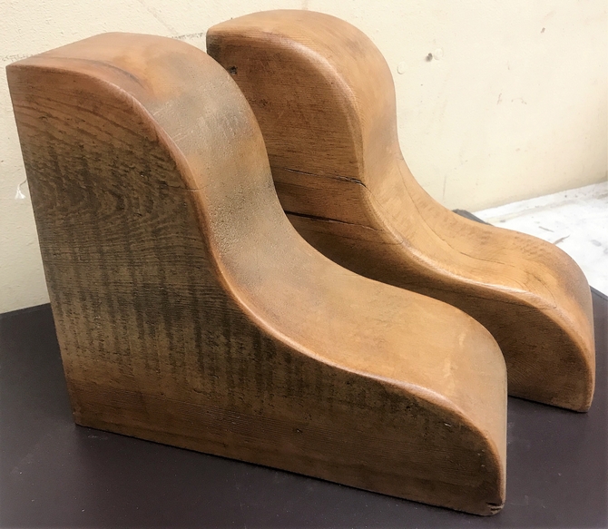 Small Handmade Wooden Corbel (Pair)
