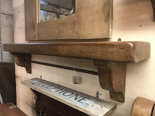 Handcrafted Bespoke Overmantle 127cm