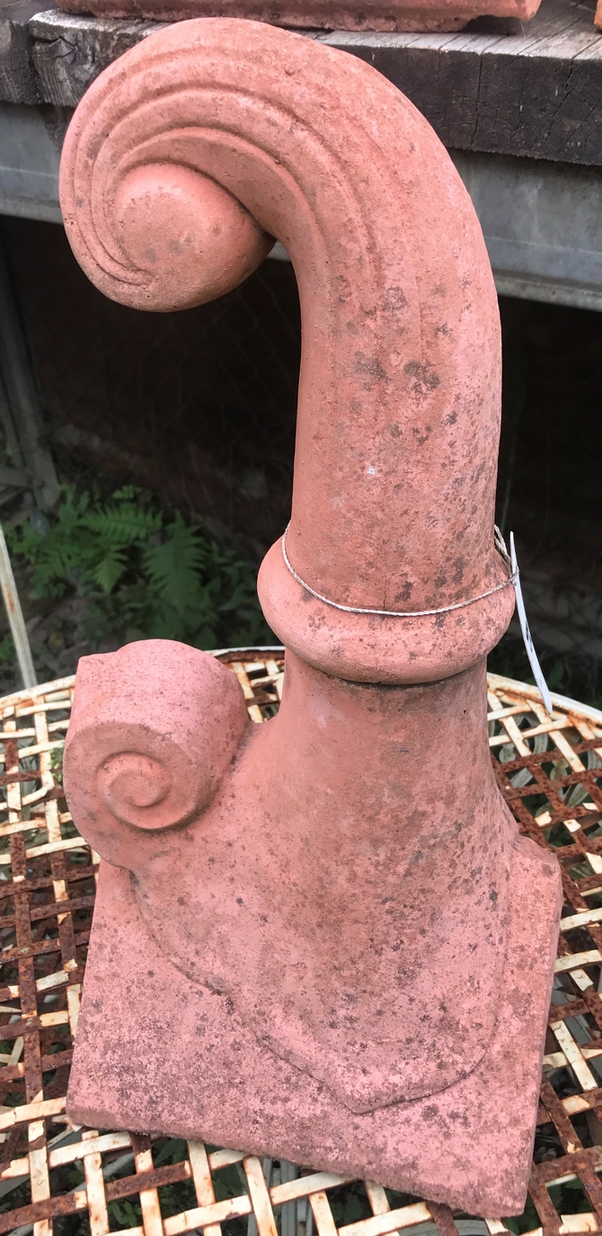 Reclaimed Scroll Finial