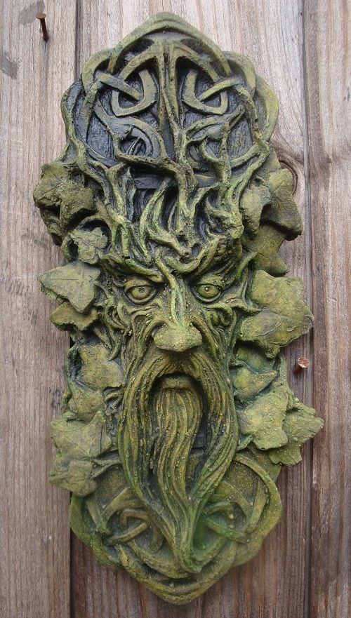 Celtic Green Man Plaque