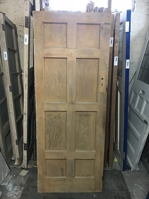 Reclaimed Stripped 8 Panel Door SOLD