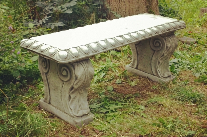 Victorian Style Stone Bench