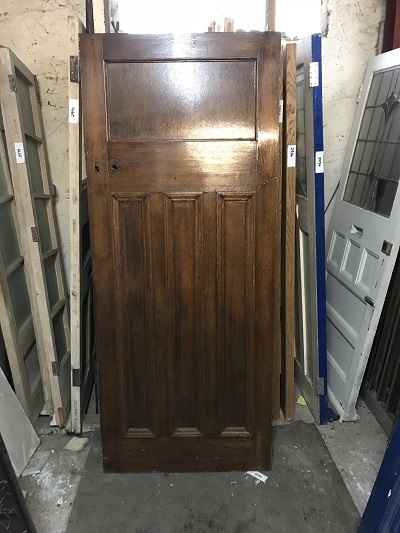 Reclaimed 1 over 3 Solid Oak Door