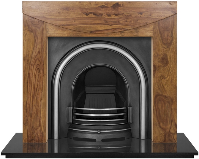 Celtic Arch Cast Iron Fireplace Insert by Carron