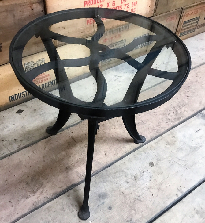 Glass Side Table