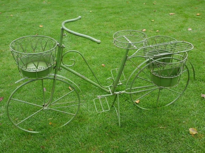 Bike Planter (Antique Green) 2406