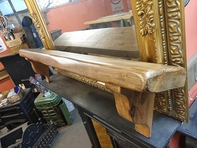 Handcrafted Bespoke Overmantle 1.32m