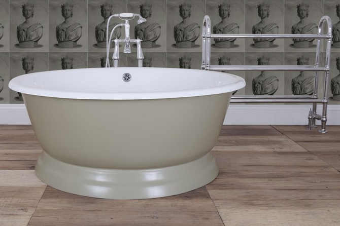 Drum Cast Iron Bath Tub