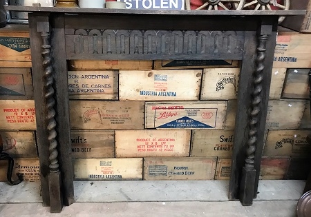 Original Decorative Oak Wooden Fire Surround