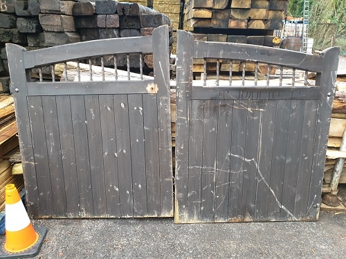 Pair of Wooden Driveway Gates