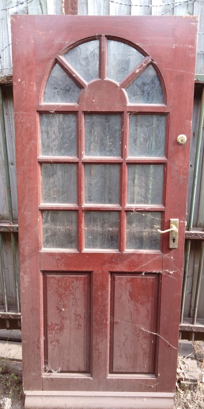 Reclaimed Half Glazed Front Door