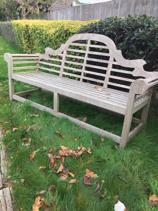 Large Teak Lutyens Bench