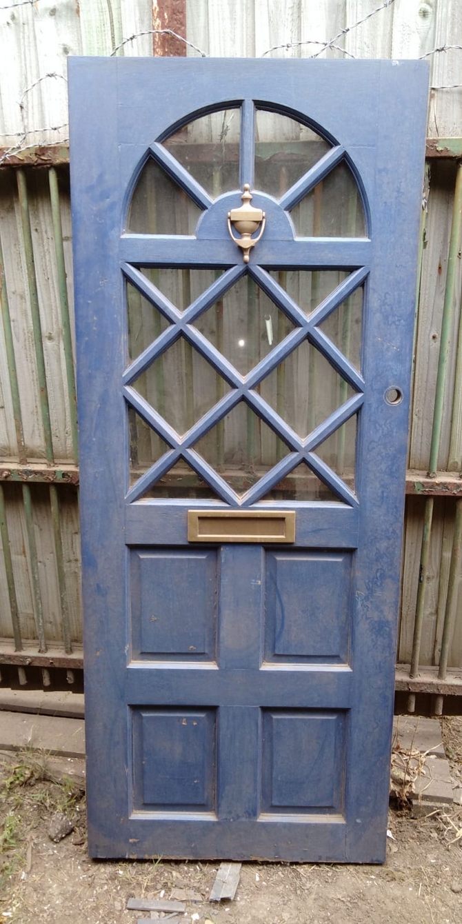 Reclaimed Half Glazed Front Front Door