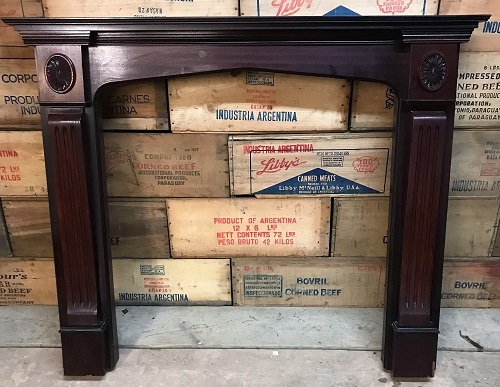 Original Decorative Oak Wooden Fire Surround