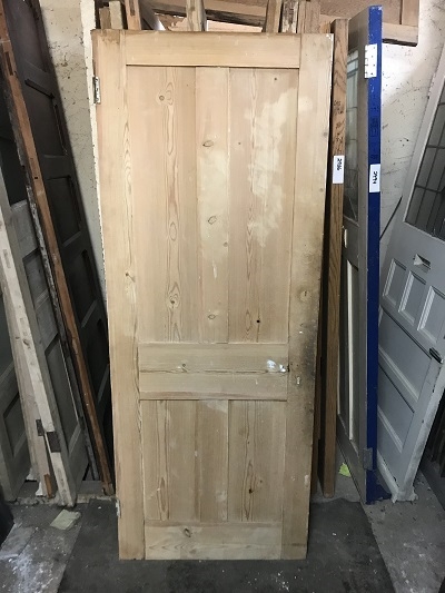 Reclaimed Stripped 4 panel Door