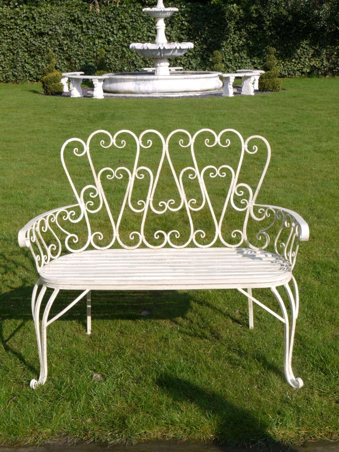 Bench (Antique White) 2437